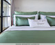 Duvet Casual Verde e Branco Solteiro, Branco | WestwingNow