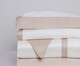 Jogo de Cama Casual Off White - Solteiro, Off White | WestwingNow