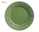 Jogo de Pratos Rasos em Cerâmica Esparta - Verde Sálvia, Verde | WestwingNow