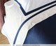 Super Fronha Avulsa Casual Branco e Azul Marinho, Branco | WestwingNow