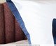 Super Fronha Avulsa Casual Branco e Azul Marinho, Branco | WestwingNow