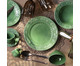 Jogo de Pratos Fundos em Cerâmica Esparta - Verde Sálvia, Verde | WestwingNow