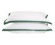 Jogo Super Fronha Avulsa Casual Branco e Verde, Branco | WestwingNow