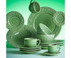 Jogo de Xícaras para Chá em Cerâmica Esparta - 06 Pessoas, Verde | WestwingNow