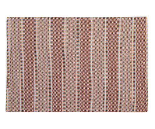 Tapete Kilim New Listras Telha, Terracotta | WestwingNow