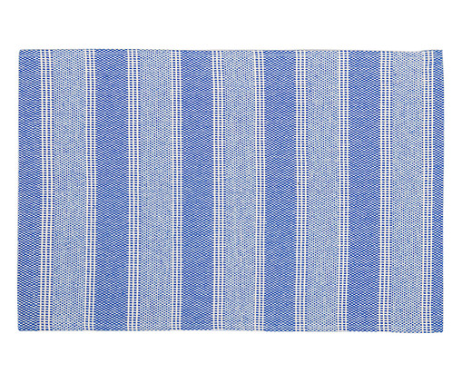 Tapete Kilim New Listras Azul, blue | WestwingNow