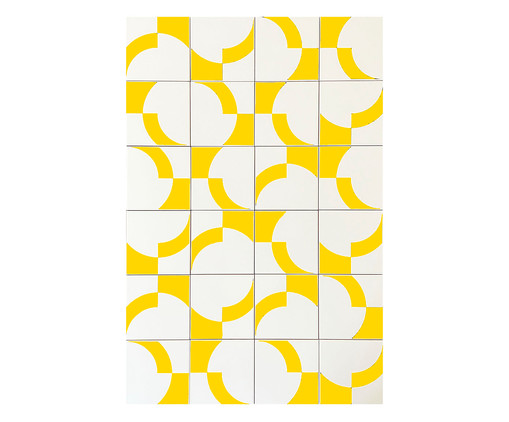 Quadro Crescent Amarelo  - Hometeka, yellow | WestwingNow
