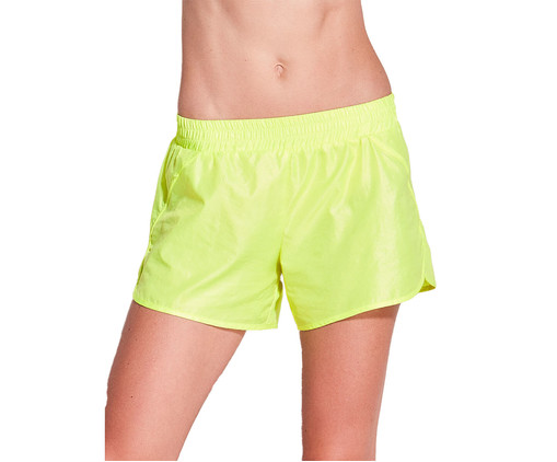 Shorts Runner Amarelo Neon - P, Amarelo | WestwingNow