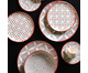 Jogo de Pratos para Sobremesa em Cerâmica Coup Geometria - Estampado, multicolor | WestwingNow
