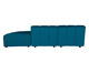 Jogo de Sofá em Veludo Módulos Bud Azul Pavão IV, blue | WestwingNow