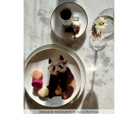 Prato de Porcelana Panda | WestwingNow