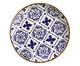 Jogo de Pratos para Sobremesa em Cerâmica Coup Asteca - Azul, multicolor | WestwingNow
