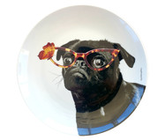 Prato de Porcelana Pug Juaninha And Butterfly | WestwingNow