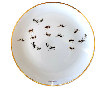 Prato de Porcelana Formigas | WestwingNow