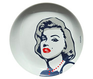 Prato de Porcelana Marilyn Red&Blue Classic | WestwingNow