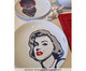 Prato de Porcelana Marilyn Red&Blue Classic, Branco | WestwingNow