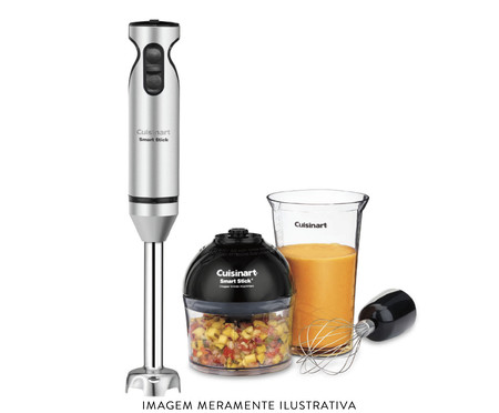 Mixer 3 Em 1 Smart Stick Cuisinart em Aço Inox | WestwingNow