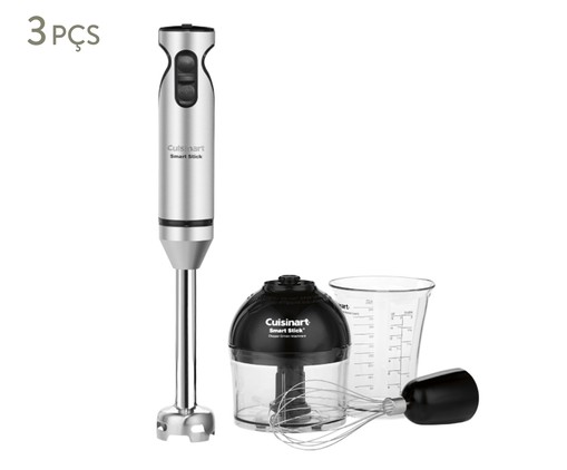 Mixer 3 Em 1 Smart Stick Cuisinart em Aço Inox, Prata ou Metálico | WestwingNow