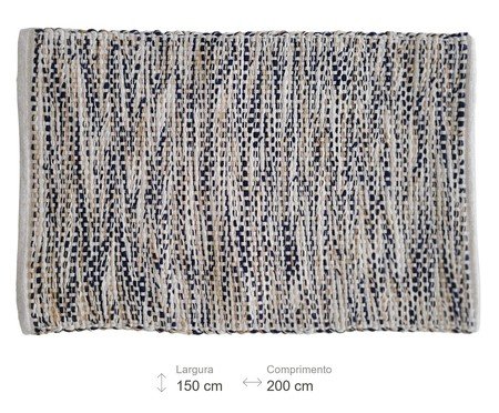 Tapete Baleiro Cru e Marinho | Westwing