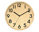Relógio de Parede Madeira Jo - Marrom e Preto, Natural | WestwingNow