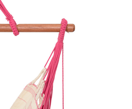 Poltrona Suspensa com Tassel Pop Pink | Westwing