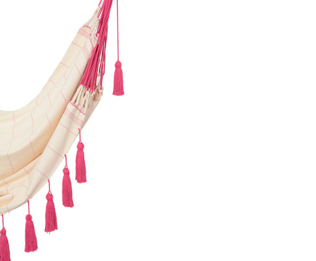 Poltrona Suspensa com Tassel Pop Pink | Westwing