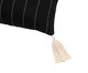 Capa de Almofada com Tassel Noturna Preta e Bege, black | WestwingNow