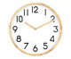 Relógio de Parede em Madeira Anne - Branco, Branco, Rosé | WestwingNow