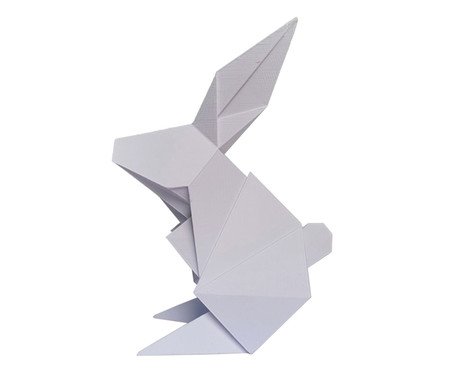 Adorno Coelho Origami Branco | Westwing
