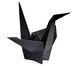 Adorno Tsuru Origami Preto, multicolor | WestwingNow