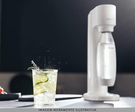 Máquina para Gaseificar Água Gaia Sodastream Branca | Westwing