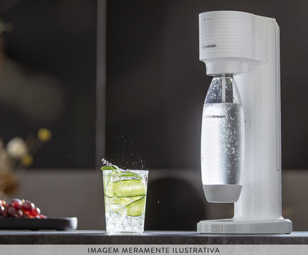 Máquina para Gaseificar Água Gaia Sodastream Branca | Westwing