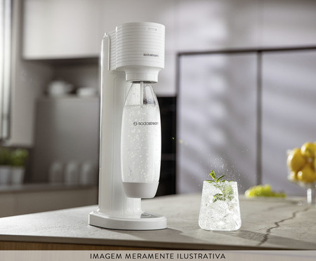 Máquina para Gaseificar Água Gaia Sodastream Branca | Westwing