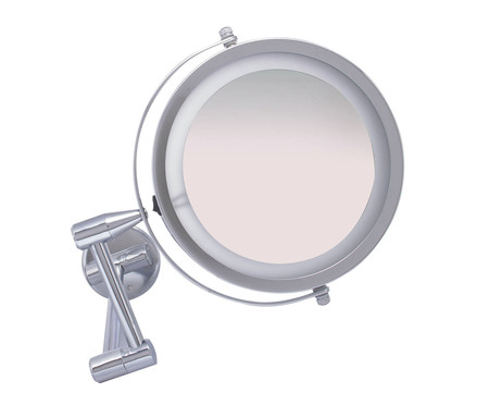 Espelho Fixo Articulado com Ampliação 5X e Led Lyor | WestwingNow
