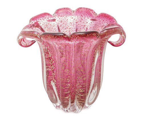 Vaso Italy Rosa Dourado, Rosa | WestwingNow