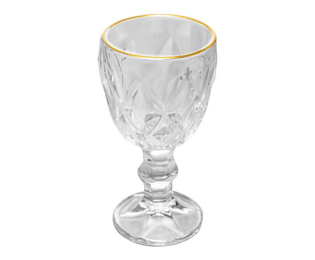 Taça de Licor Diamond Dourada | WestwingNow