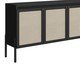 Buffet Tela Oslo Nero 3 Portas, Preto | WestwingNow