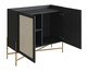 Buffet Bar Tela Oslo Nero e Dourado, Preto | WestwingNow