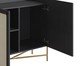 Buffet Bar Tela Oslo Nero e Dourado, Preto | WestwingNow
