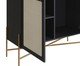 Buffet Bar Tela Oslo Nero e Dourado, Preto | WestwingNow