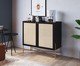 Buffet Bar Tela Oslo Nero e Dourado, Preto | WestwingNow