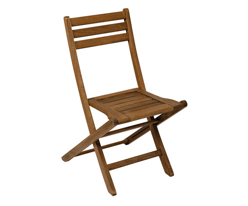 Cadeira Dobrável Mestra Ipanema Nogueira, Branco | WestwingNow