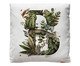 Capa de Almofada Monograma Botanical Letra B Branca, Branco | WestwingNow