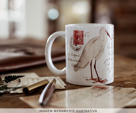 Caneca Post Card Branca | WestwingNow