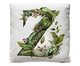Capa de Almofada Monograma Botanical Letra Z Branca, Branco | WestwingNow