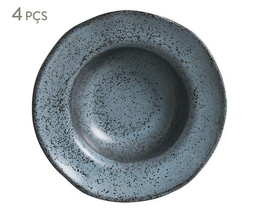 Jogo de Pratos para Sobremesa Orgânico Night Sky Azul, Azul | WestwingNow