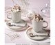 Jogo de Canecas com Pires Coup Stoneware Latte Cru, Bege | WestwingNow