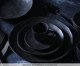 Jogo de Xícaras para Café Orgânico Carbon Abstrato, Preto | WestwingNow