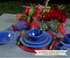 Jogo de Xícaras para Café e Pires em Cerâmica Madeleine - 06 Pessoas, Azul | WestwingNow