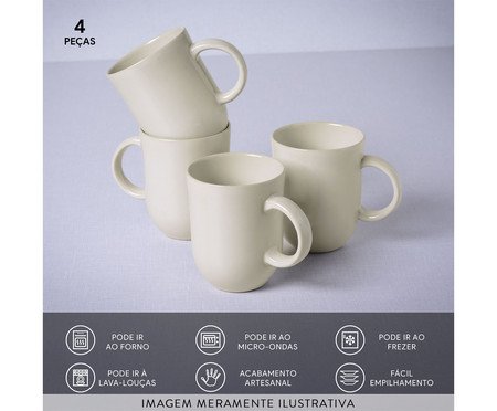 Jogo de Canecas Coup Grande Clay | Westwing